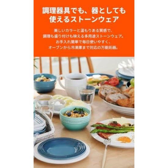 Le Creuset Round Plate LC 23 cm Rainbow Heat-resistant Cold-resistant Microwave Oven Compatible Set 5 Dish Pasta Curry