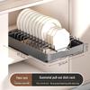 Kitchen Cabinet Pull-Out Dish Drying Rack