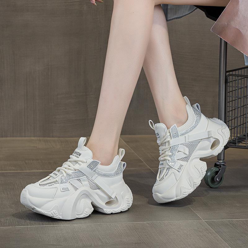 Dad Shoes Women's Summer Mesh Breathable Versatile Dad Shoes Student Sports and Leisure Shoes 2888