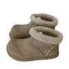 New Styles of Snow Boots, Women's Shoes, Large-head Fleece Anti-slip Shoes, Short Boots