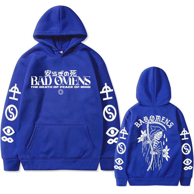 Bad Omens Band Tour American Music Print Hoodie Fashion Long Sleeve Sweatshirts Women Streetwear Pullovers Sudaderas