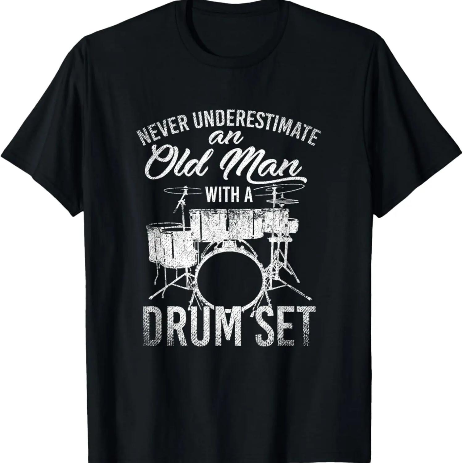 Let There Be Drummers Drum Set Drums Drummer T-Shirt S чёрный