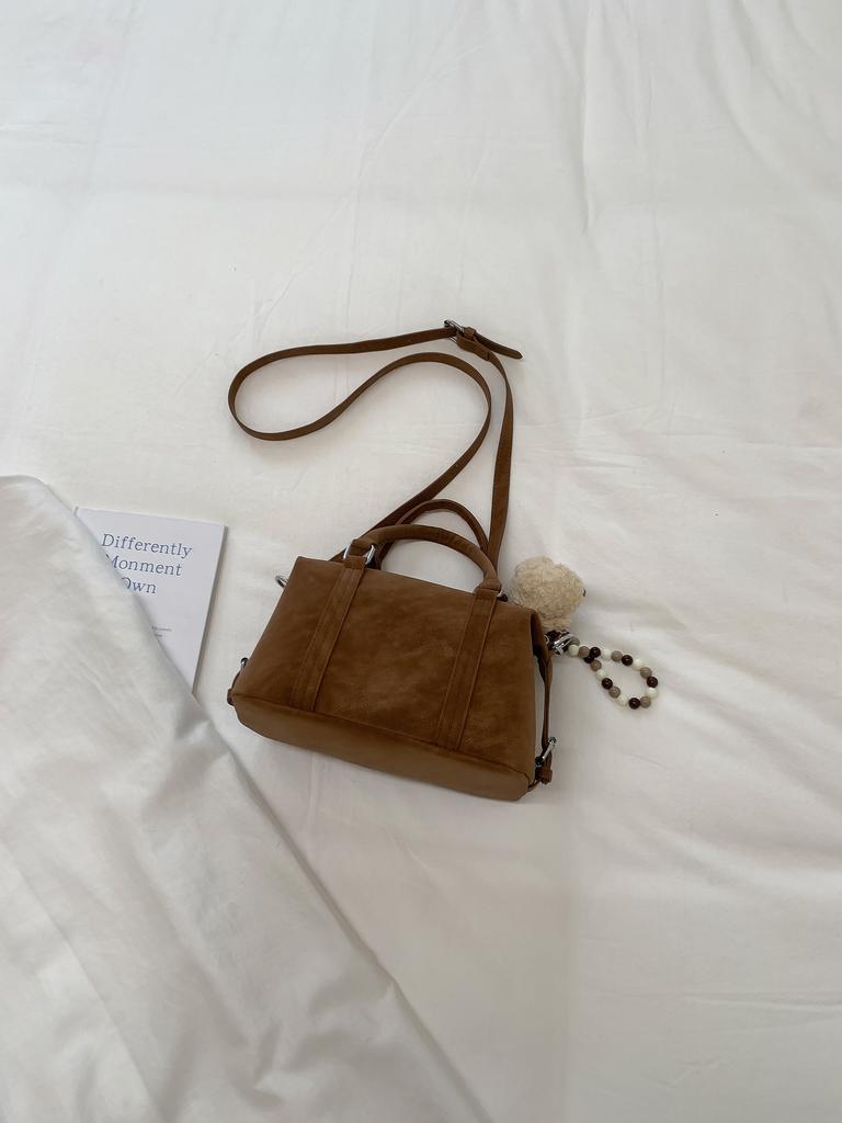Borsa Boston alla Moda da Mano per il Pendolarismo, Borsa a Tracolla per il Lavoro, Semplice Borsa Piccola da Mano per l'Ufficio