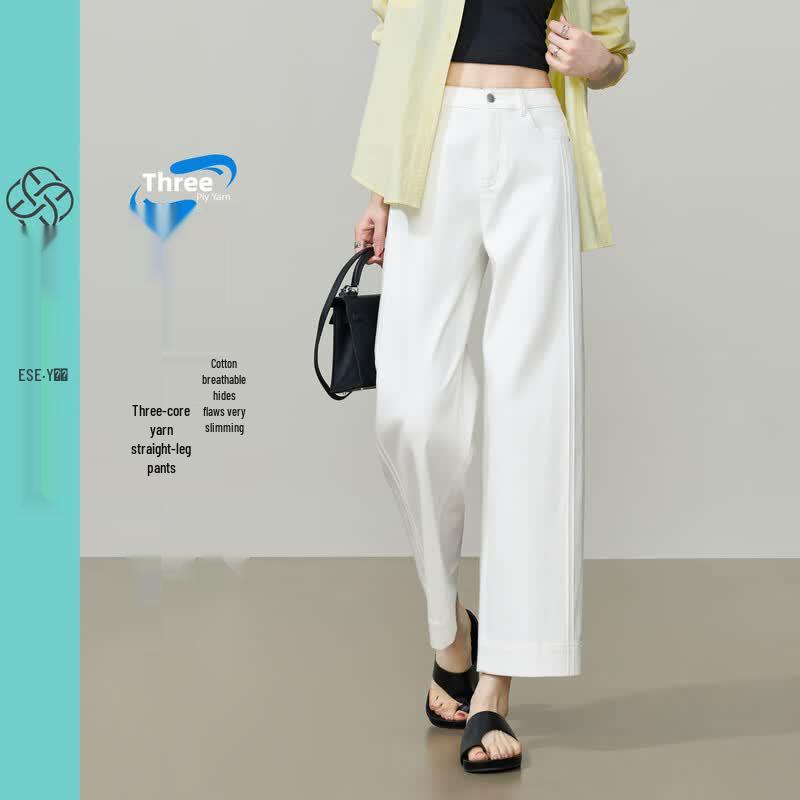 ESE-Y 2026 Summer Slimming Straight-Leg Jeans 27