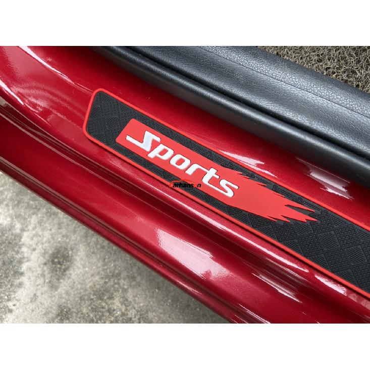 Auto Accessories Rubber Car Door Sill Trim Protection Guards Anti Scratch Strips