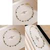 French Retro Pearl Beaded Necklace With Geometric Design For Elegant Women