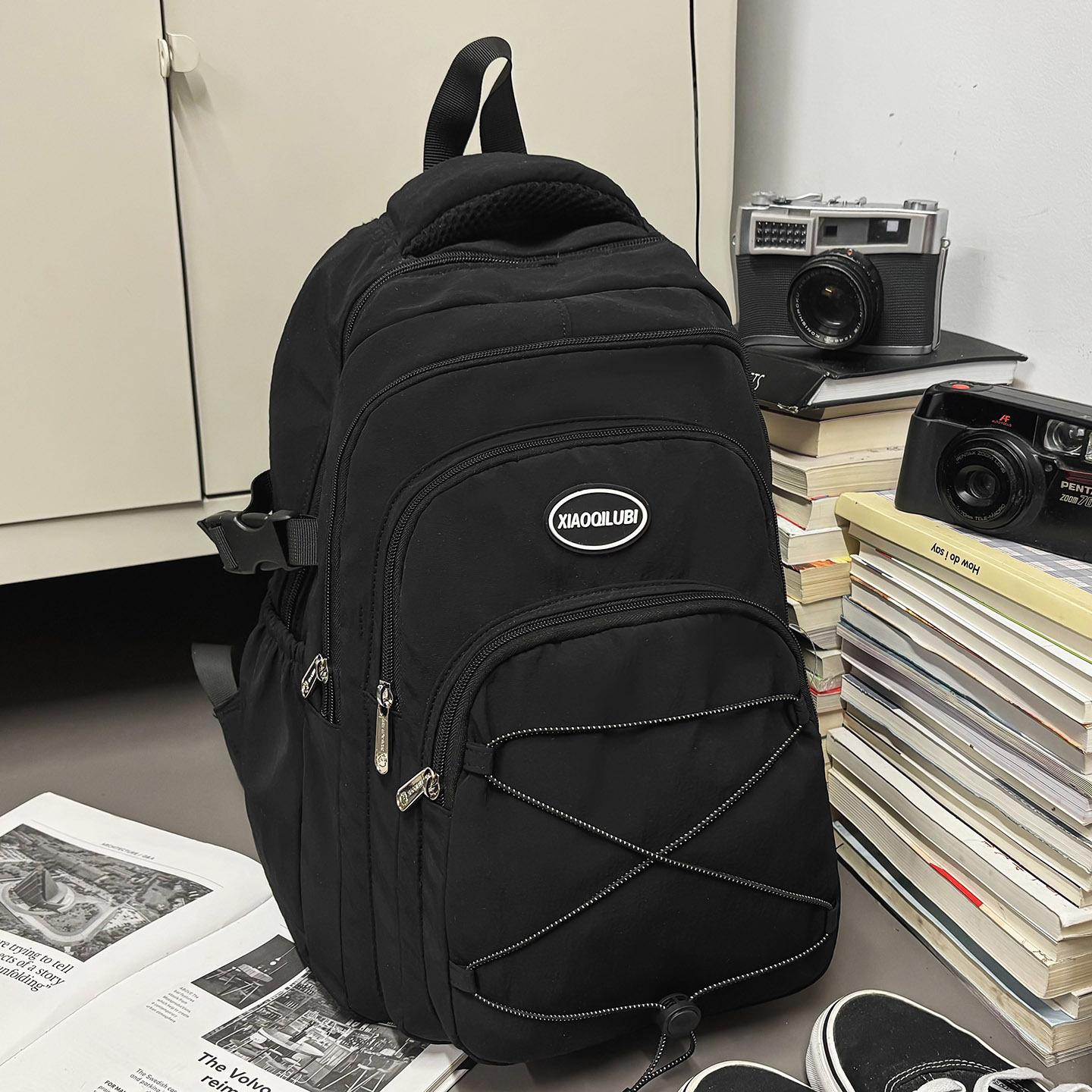 

Детский школьный рюкзак Ученики начальной школы Девочки Ученики средней школы Новый рюкзак сумка чёрный