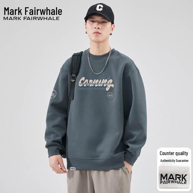 Mark Fairwhale Men's Crew Neck Loose Sweatshirt