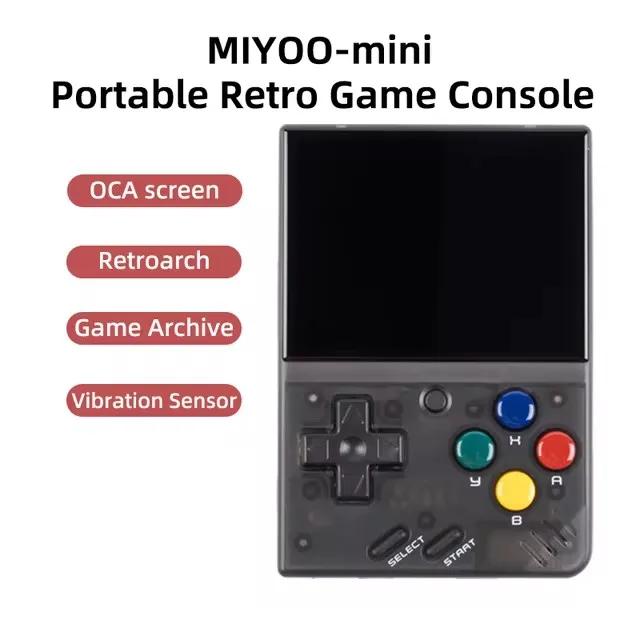 

MIYOO MINI V4 Портативная ретро-игровая консоль с экраном IPS 2,8 дюйма Игровые консоли Miyoomini с ОС Linux, классический эмулятор No Card(0 Games)