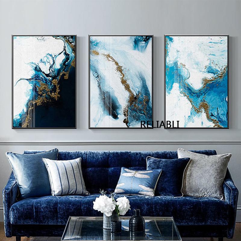 

Modern Abstract Emerald Texture Canvas Painting Posters and Prints Wall Art Pictures for Living Room Home Decor No Frame
