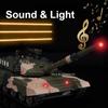 1:32 Type 99 Main Battle Tank Alloy Model Diecast Car Toy Sound Light Pull Back Metal Body Rubber Track Vehice Simulation Models