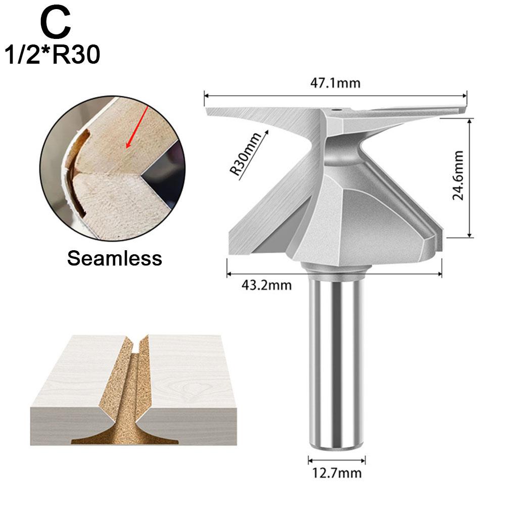 1/2 Zoll Schaft 12 mm Schaft Bogenbiegung Integriertes Messer Formmesser R18 R30 Fräser Für Holzbearbeitung Fräser