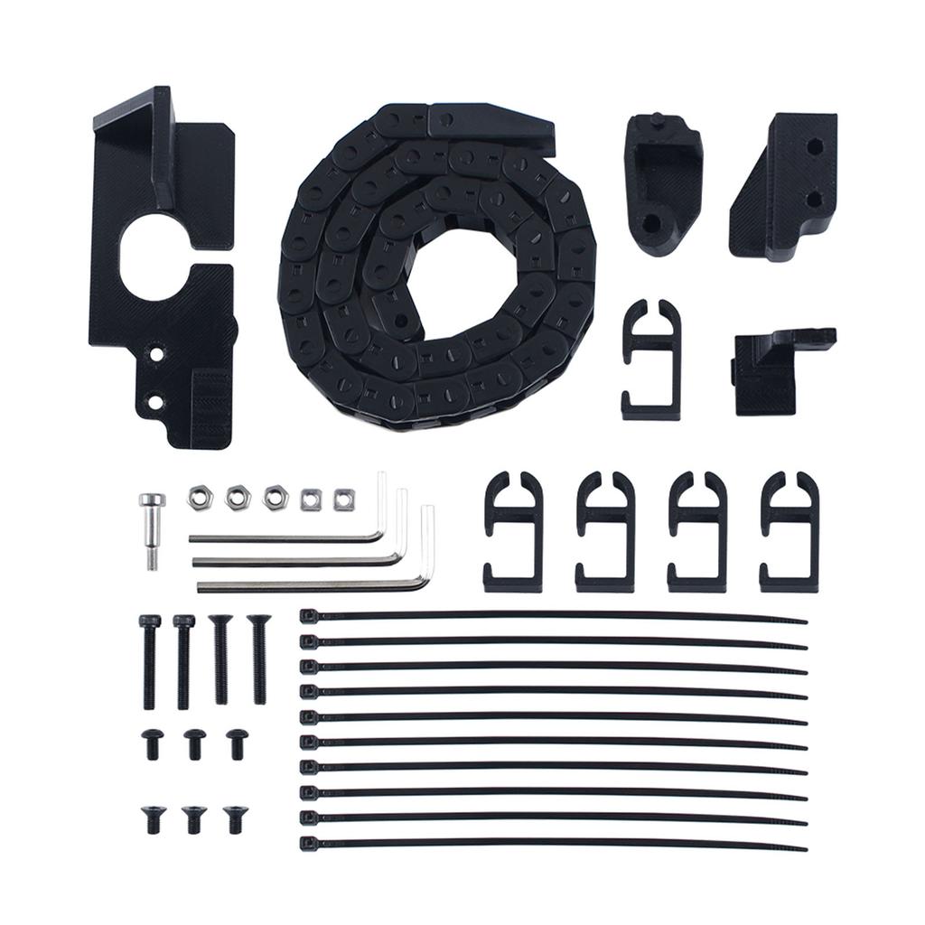 3D-Drucker Schleppkette Ersatz für   AD 5M 5M Pro 3D-Drucker Geräuscharm Hochtemperaturbeständig Kabelträger-Kit