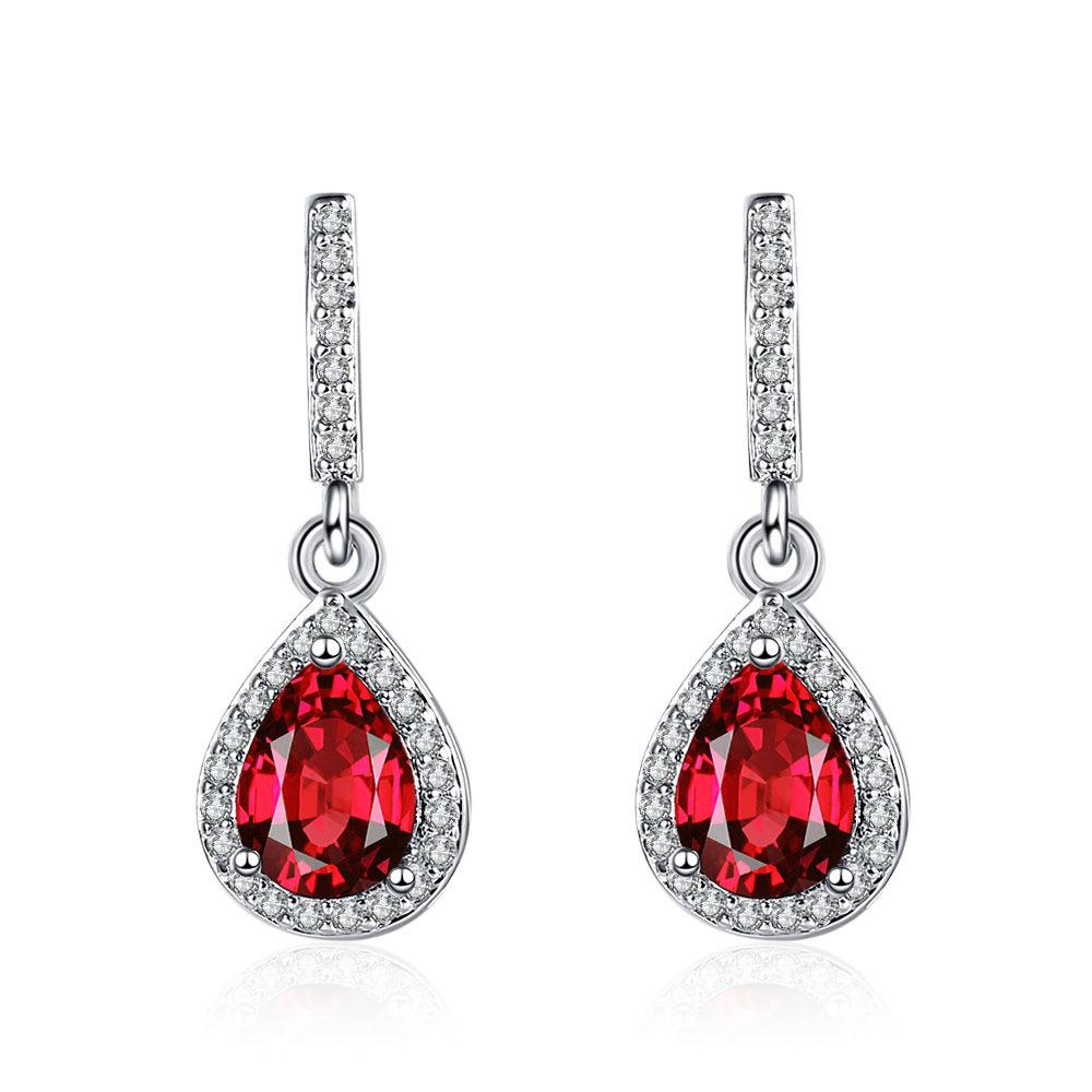 925 Sterling Silver Jewelry Women Fashion Cute Tiny Clear Crystal CZ Stud Earrings Gift for Girls Teens Lady E001