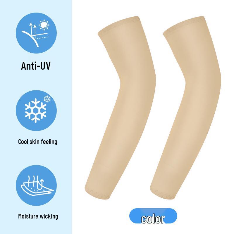 Dünne Anti-Pilling UV-Schutz Radsport-Armlinge für Kinder - Outdoor Eisseide Sonnenschutz-Ärmel