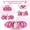 Kids Makeup Kit for Girls, 60 Pcs Little Girls Princess Toys Real Washable Pretend Play Cosmetic Beauty Makeup Set, Non-Toxic