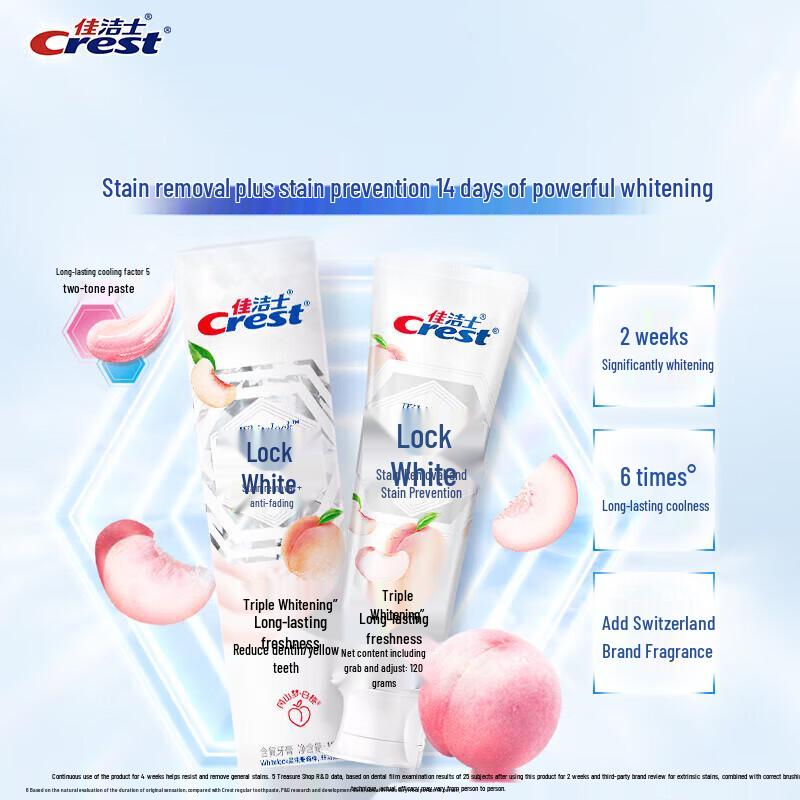 Crest Scented Lock-White Toothpaste