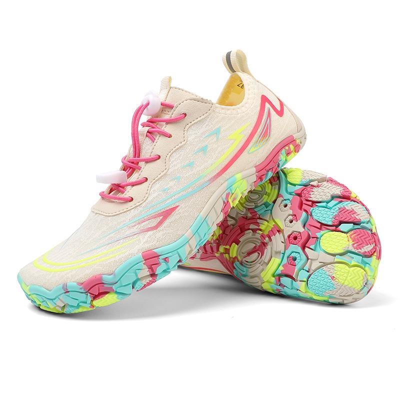 Barfuß Strandwatschuhe Unisex Rutschfest Schnelltrocknend Aqua-Sneaker Atmungsaktiv Wassersport-Schuhe zum Schnorcheln Surfen Rafting