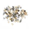 100 Pcs Iron U-shaped Tail Buckle for DIY Necklaces & Bracelets Jewelry Making