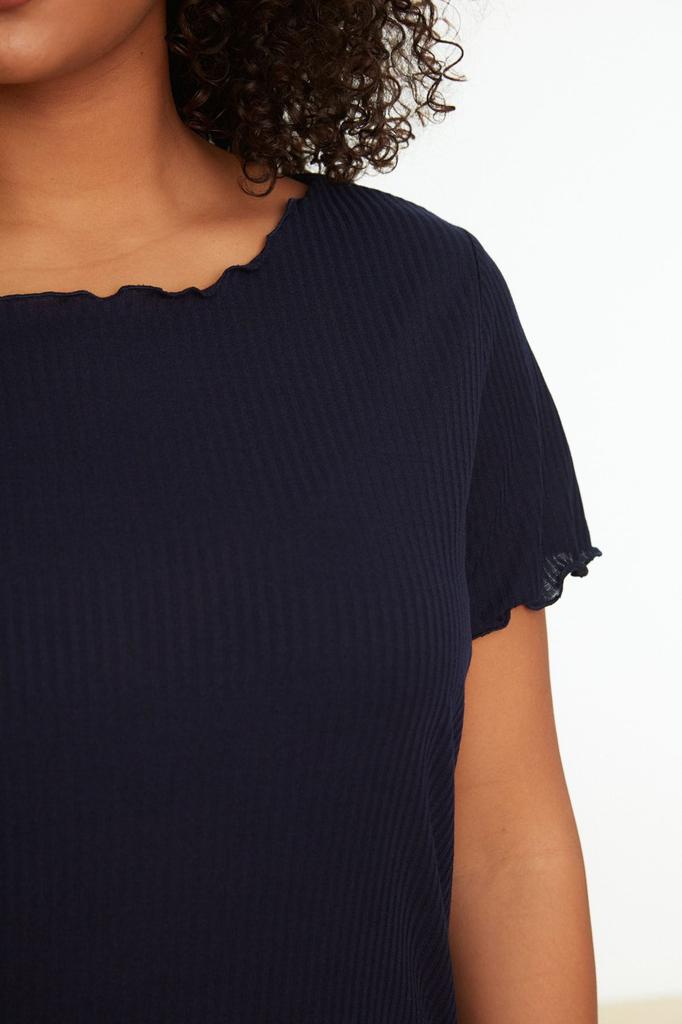 Women's Style Plus Size Mint Knitted Pajama Set