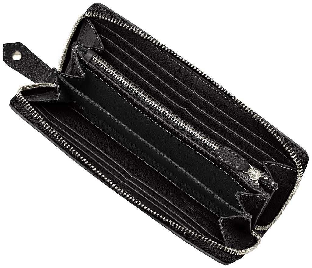 Vivienne Westwood Jordan Round Black Women's Zipper, [Used]