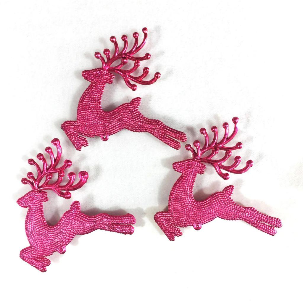 Fawn Reindeer Pearl Christmas Tree Ornaments: Exclusive Multi-Option Bell Pendants & Deer Accessories