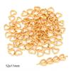 Multi-Size Electroplated CCB Plastic Large-Hole Beads for DIY Jewelry Crafting