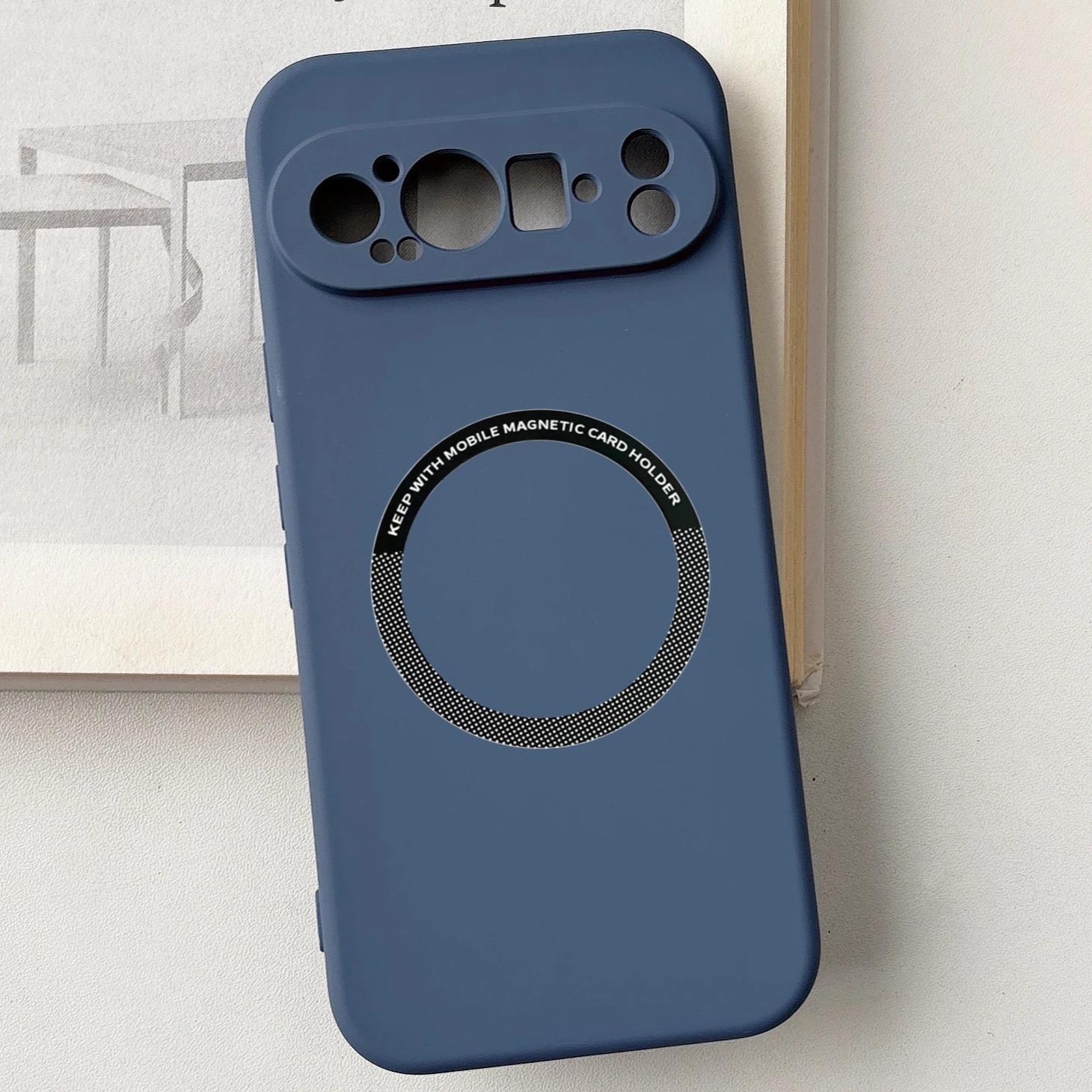 

Liquid Silicone Matte Shockproof Magnetic Case For Google Pixel 10 9 Pro XL 9A 8 7 6 Pro 8 7 A Solid Color Protect Cover Google Pixel 9
