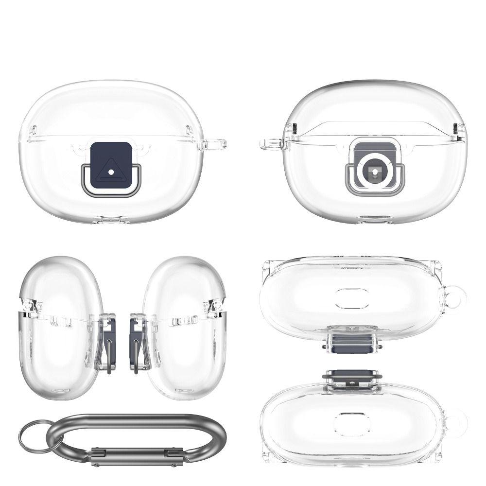 Anti-Fall Earphone Case with Keyring Shockproof Earbuds Cover Anti-scratch Dustproof for SHOKZ Open Dots ONE