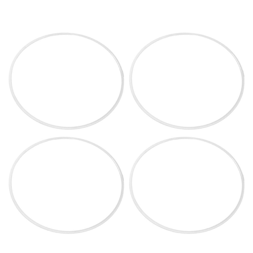 4PCS 20 Inch Wheel Rim Protector ABS Scratch Proof Self Adhesive Wheel Rim Protection Guard Universal for Cars White