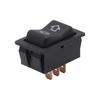 Small  12V/40A Motor Direction Switch with Self Resetting Feature Motor Reversal Switch Plastic for enhances Stability