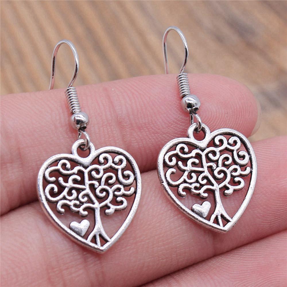 

Серьги-подвески «Растение Древо Жизни» для мужчин, элегантные, на День отца, самые дешевые товары A25-1pair-17x18mm