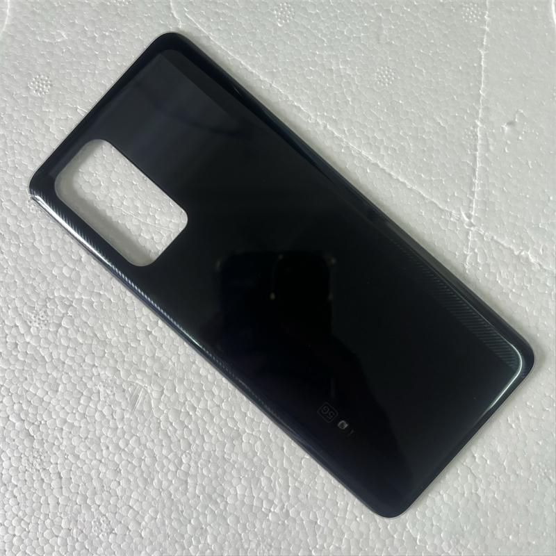 Glas-Rückseite für Xiaomi POCO F5 Pro 5G 23013PC75G Akku-Rückgehäusedeckel Ersatz Black No Lens