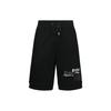 Multi-Logo Regular Fit Double Leg Sports Casual Shorts Men Shorts Black 2ESGNM4ST5074XXCT
