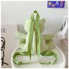 Small Frog Shaped Backpack Cute Plush Bag Cartoon Preschooler Book Bag Animal Backpack For Kid Girl Chritmas Gift