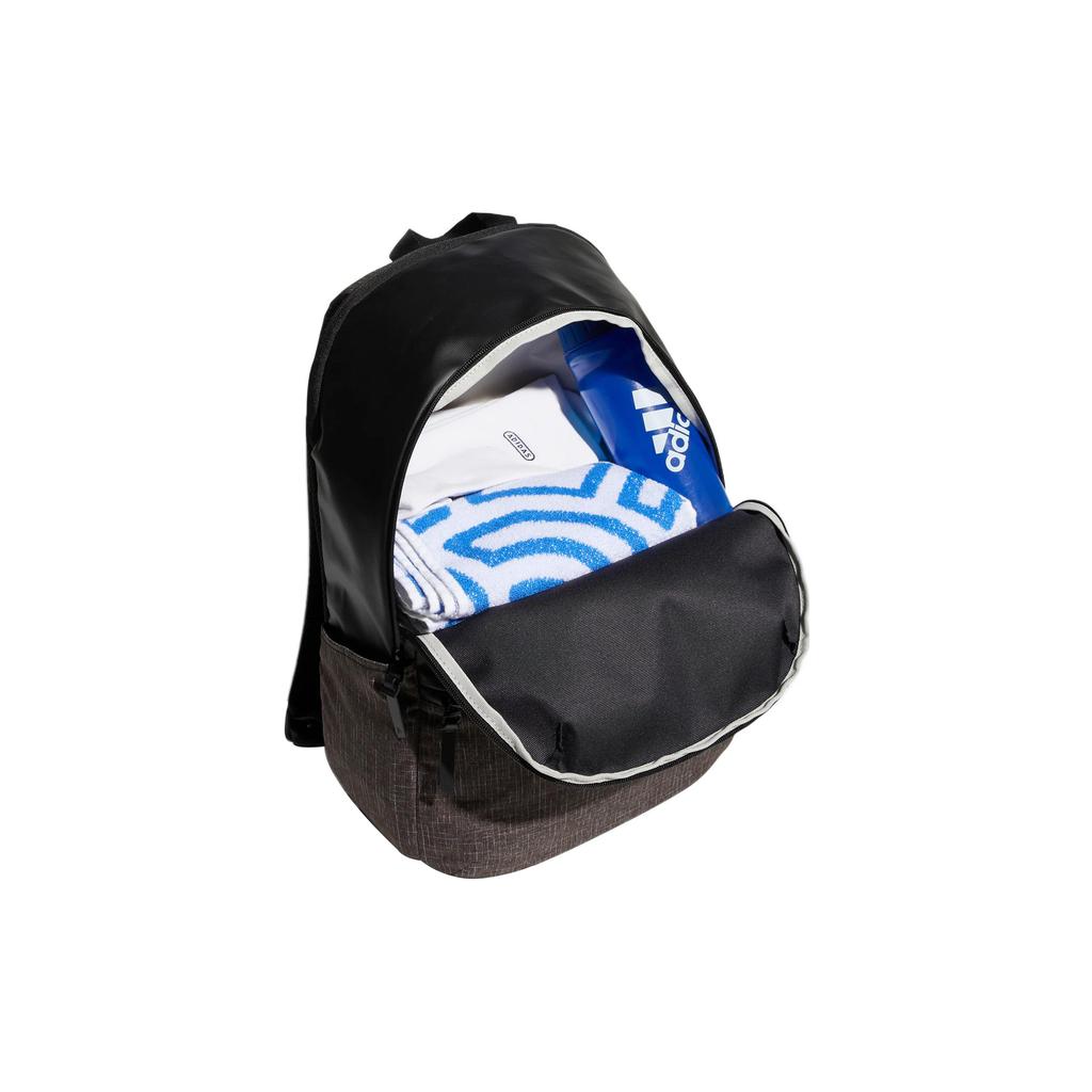New Adidas Recycled Polyester Backpack Gym Bag Small Unisex Black HP1476