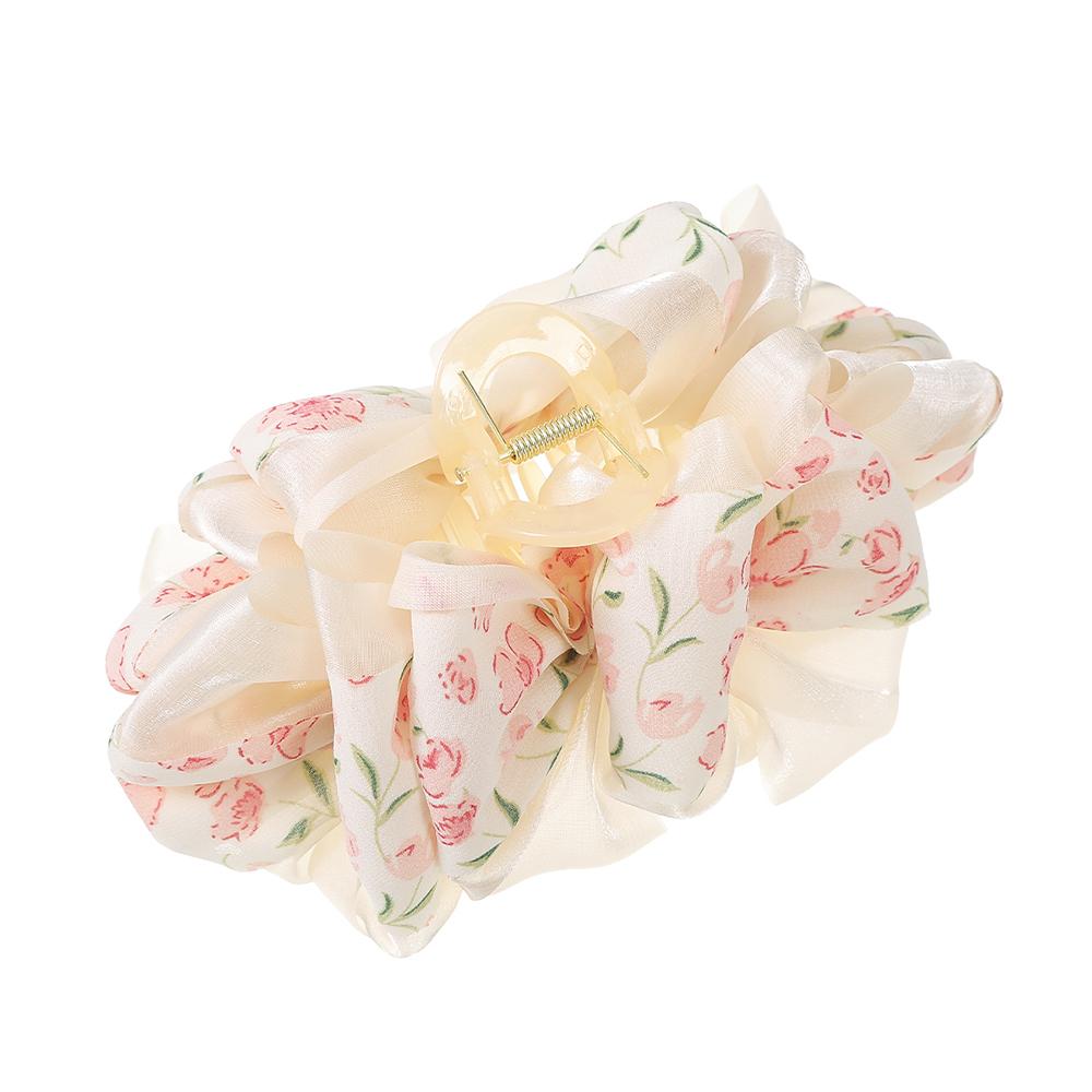 Nowe spinki do włosów z kwiatami z tkaniny, spinka do włosów, modne akcesoria do włosów, duża klamra do włosów dla kobiet, dziewczyn