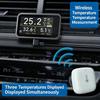 Monitor Digitale della Temperatura per Auto con Display LCD e Sensore Wireless, Schermo a Lettura Rapida per Pendolari e Auto Parcheggiate