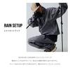 Rain Suitable for Heavy and Rainy Season Rainwear Set and Simple Design with Pockets Perfect for and Cycling Unisex Black [KiU] Set-up - Waterproof,