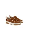 Salvatore Ferragamo Ferragamo Quilted Panelled Design Sneakers Brown