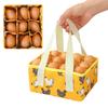 Foldable Egg Collecting Basket 9 Pouches Egg Bags Cute Egg Basket for Chicken Duck Goose
