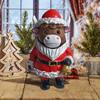 Highland Cow Figurine Home Highland Cattle Christmas Sculpture Resin Sculpture Scottish Ornament Decoration For Table