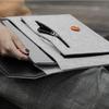 Elegante Funda Flip de Fieltro para Tablet y Portátil – Engrosada para Mayor Comodidad