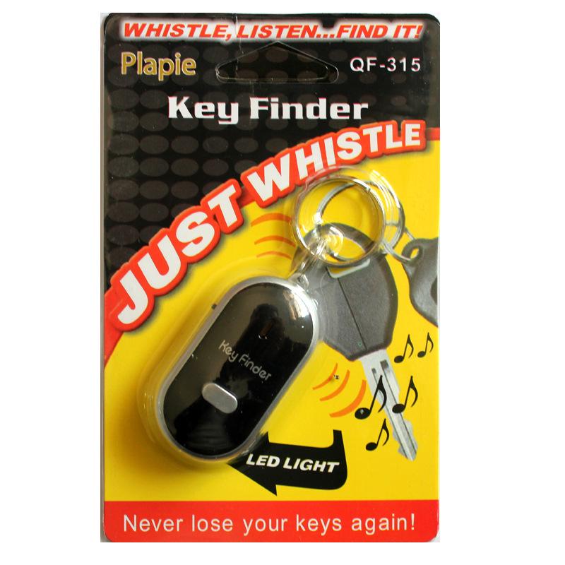 LED Smart Whistle Key Finder with Sound Control and Manual Switch