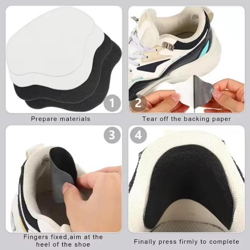 Sports Shoes Repair Stickers Suede Heel Protector Anti-Wear Repair Holes Self-adhesive Patches Insoles Pad Foot Care Insert