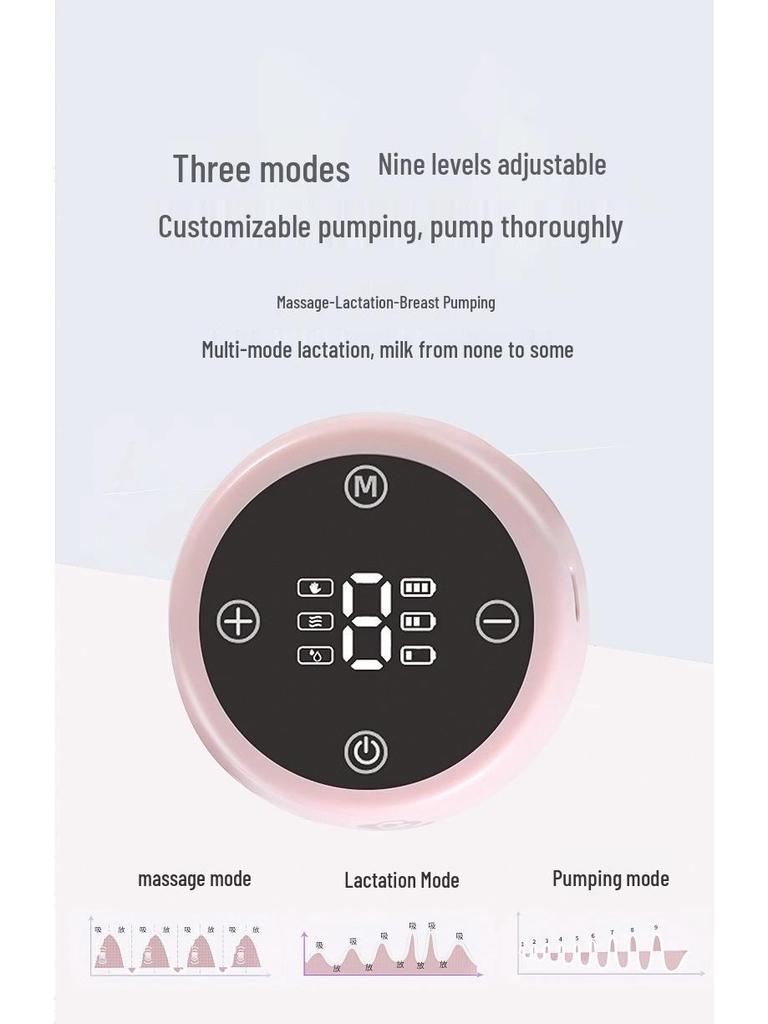 Smart Silent Electric Breast Pump with Variable Frequency and Integrated Massage