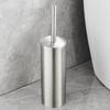 Wall-Mounted Stainless Steel Toilet Brush & Holder Set