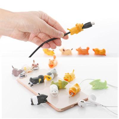 Protector de cable animal para teléfono Protege Cable Buddies Protector de cable de datos de dibujos animados