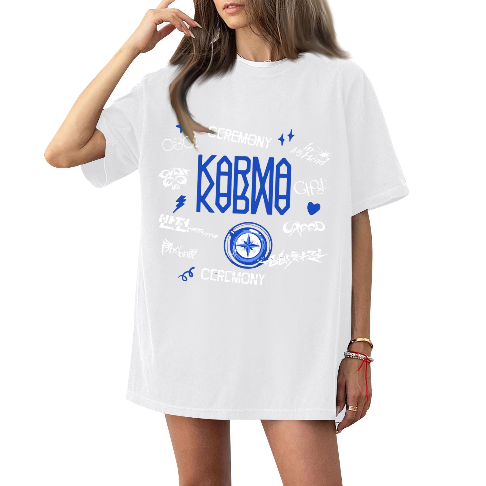 Womens T Shirts Short Sleeve Shirts Color Pullover Summer Spring Tops Blouses XL белый