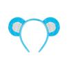 Cartoon Bear Ears Headband Bows Tie Mini Skirt Fashionable Soft Fabric Hair Accessory for Women and Kids